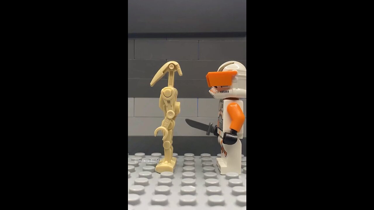 Commander Cody Slices Droid