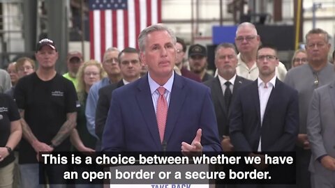 McCarthy Lays Out the Clear Choice for Americans