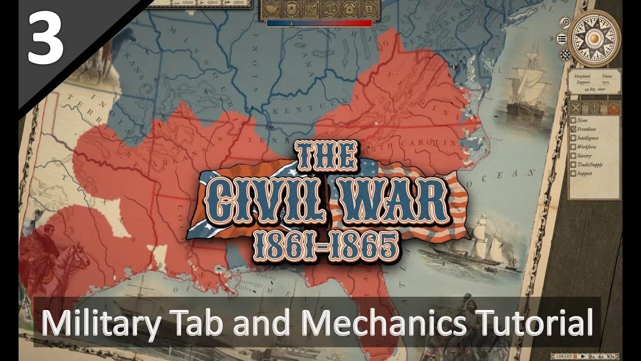 Military Tab and Mechanics Tutorial l Grand Tactician: The Civil War