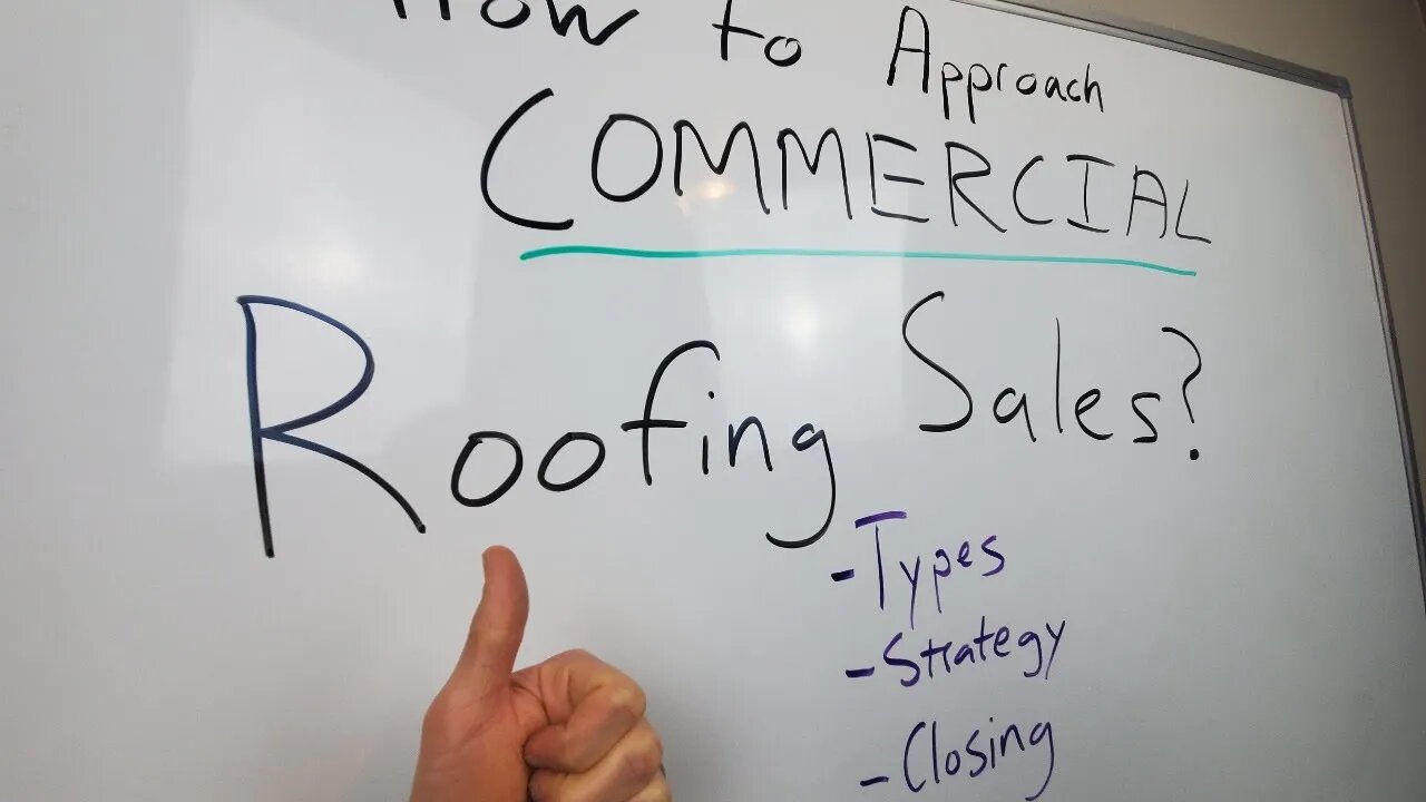 How to Approach Commercial Roofing Sales: Pitching, Strategy, and More [Lunchtime LIVE]