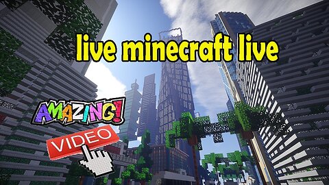 Live Minecraft Live Playing With Subscribers. World of Buildings, Creative and Survival