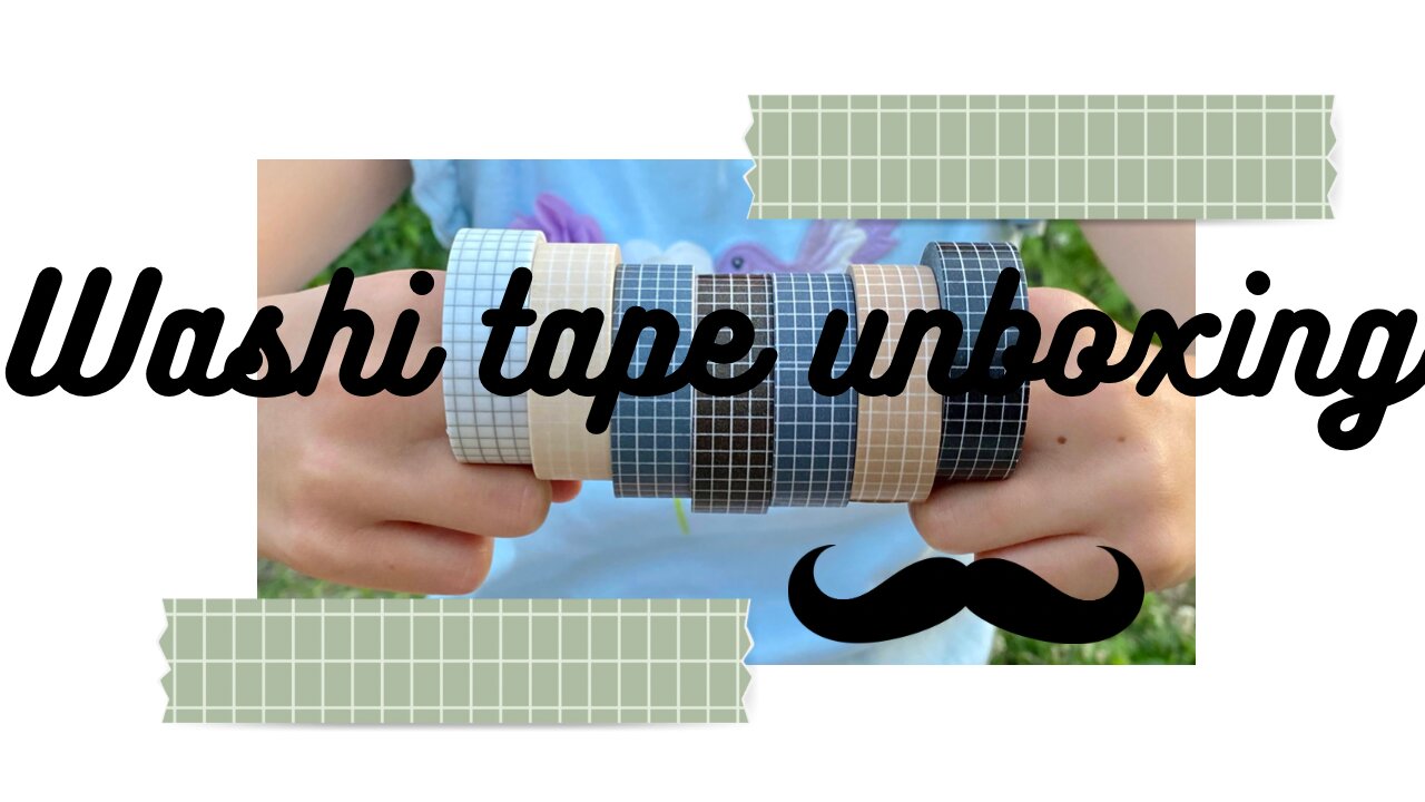 Washi tape Mr. Pen unboxing