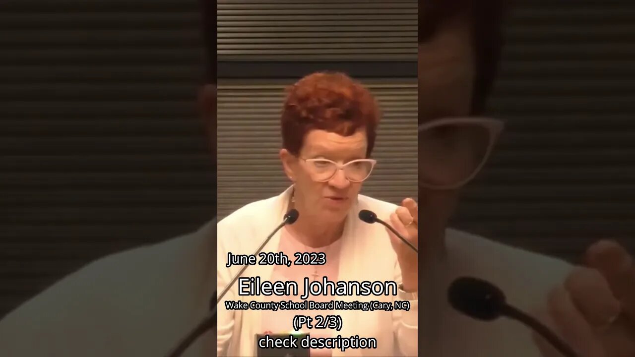 (2/3) Eileen Johansson Public Comment (06-20-2023) #shorts #shortsfeed #news #politics #school