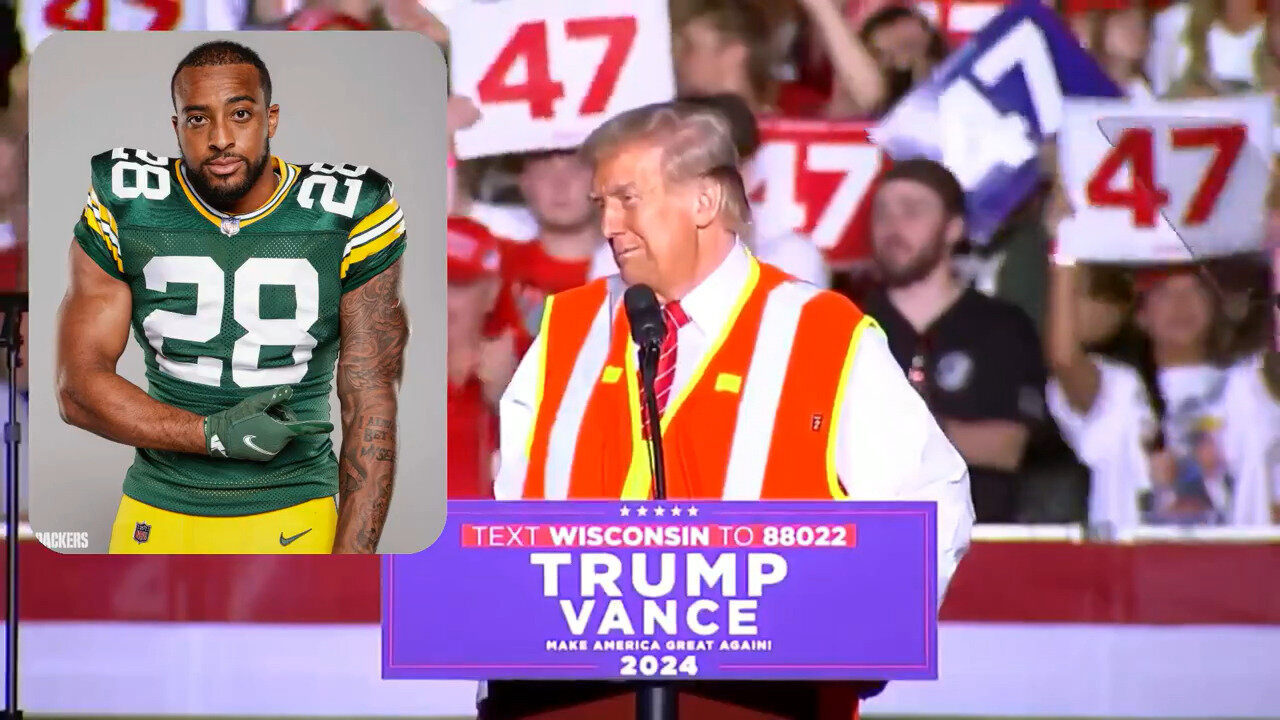 SCORE! Green Bay Packer Running Back A.J. Dillon Endorses Donald Trump