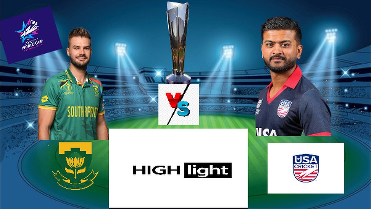 SOUTH AFRICA VS USA T20 world cup 2024 full highlight match