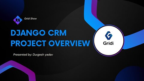 Django CRM Project overview