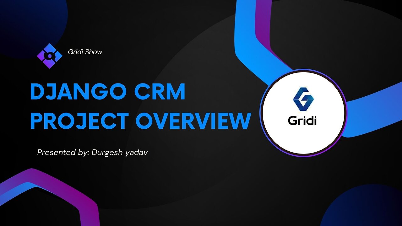 Django CRM Project overview