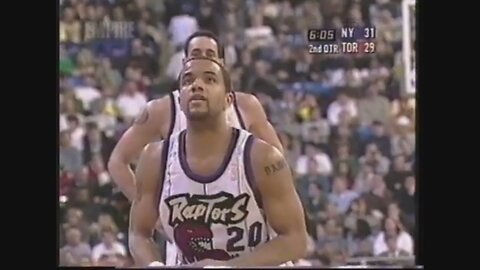 Damon Stoudamire 22 Points 8 Ast Vs. Knicks, 1996-97.