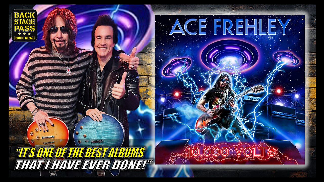 🔥ACE FREHLEY On Upcoming '10,000 Volts' LP: 'It's One Of The Best Albums I've Ever Done'🎸