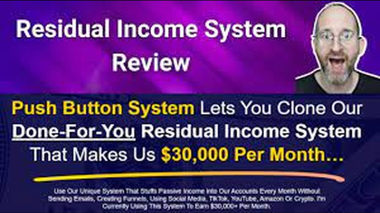 Residual Income System Review