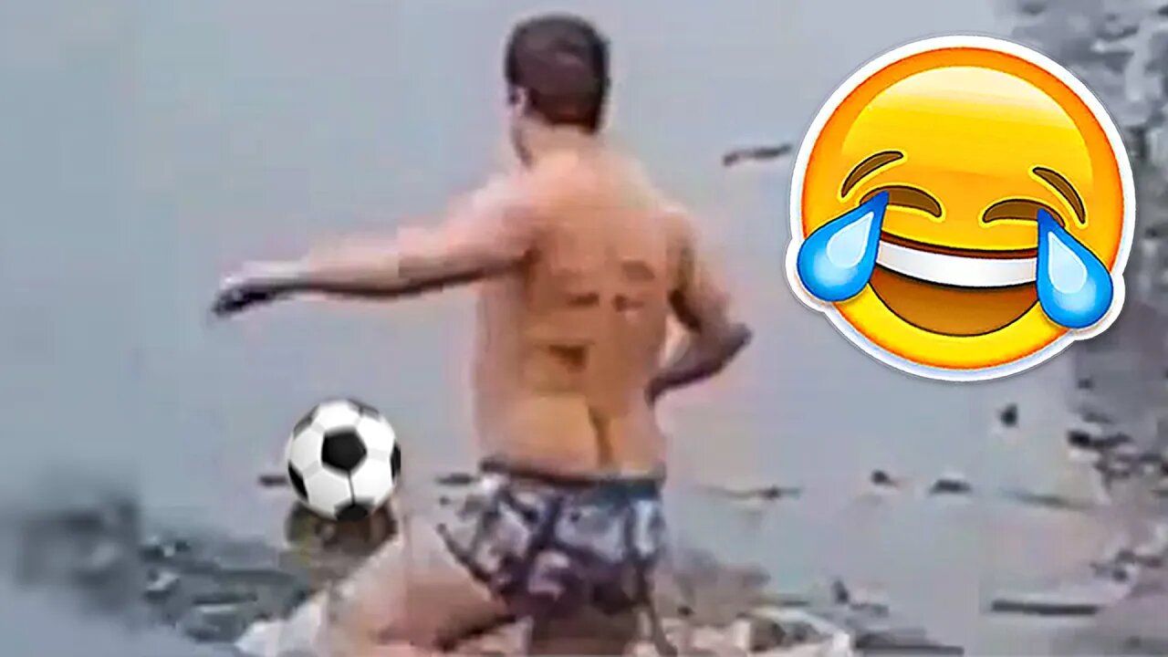 I DOUBT YOU CAN PLAY FOOTBALL IN THESE CONDITIONS 💦😂