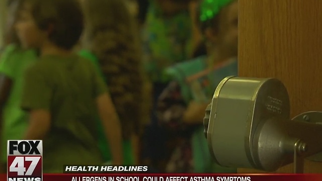 Allergens in school could affect asthma symptoms