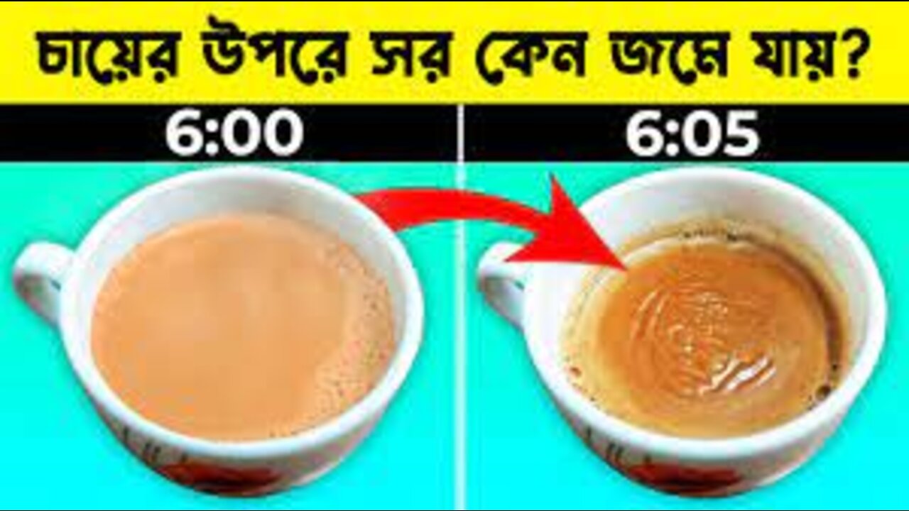 চায়ের উপর সর কেন জমে ? Why Does Cream Forms Over Tea