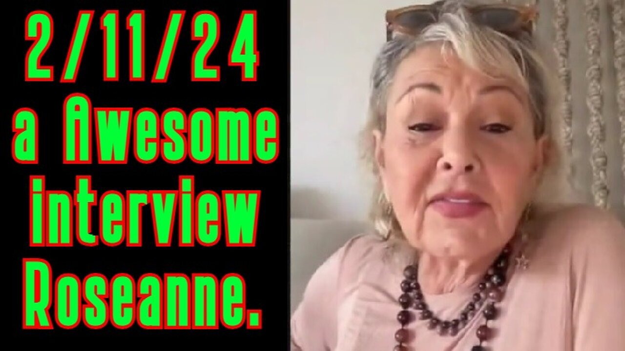 Roseanne Barr And Tom MacDonald - Another awesome interview - 2/14/24..