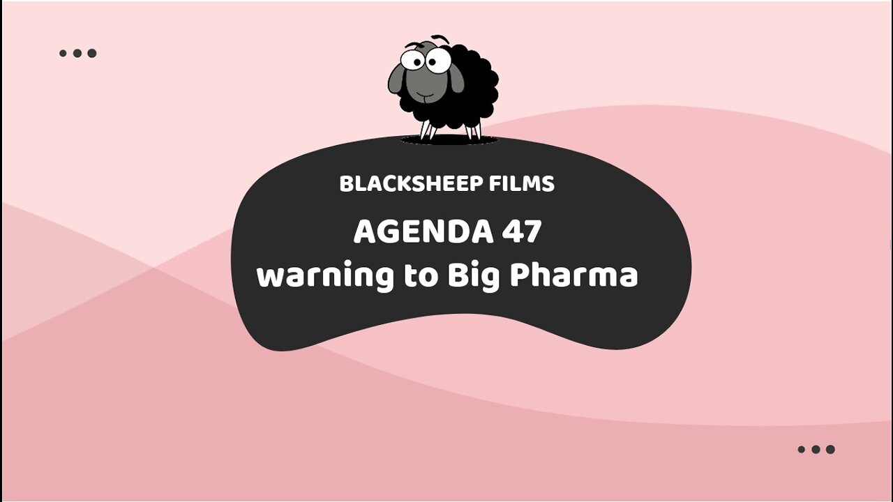 agenda 47 warning to big pharma