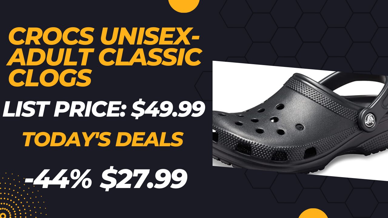 "Unisex Classic Crocs: Comfortable and Stylish Footwear for All"