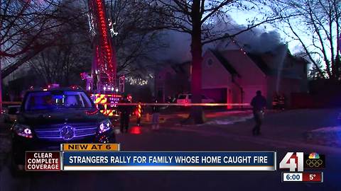 Strangers offer up house after fire destroys Leawood family’s home