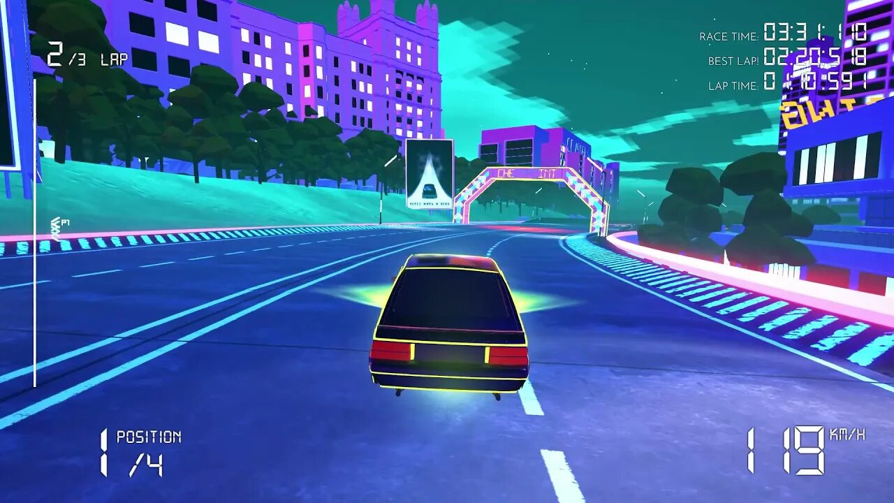 ELECTRO RIDE THE NEON RACING Borewicz Coupe Moscow Gameplay PC 1080p 60fps