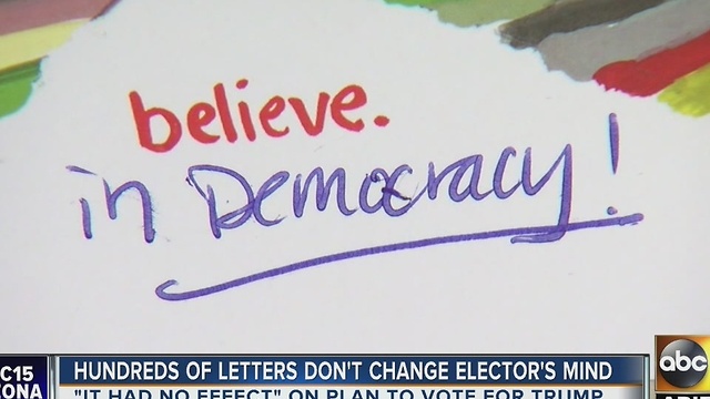 Arizona electoral college voter received 100 letters in 1 day