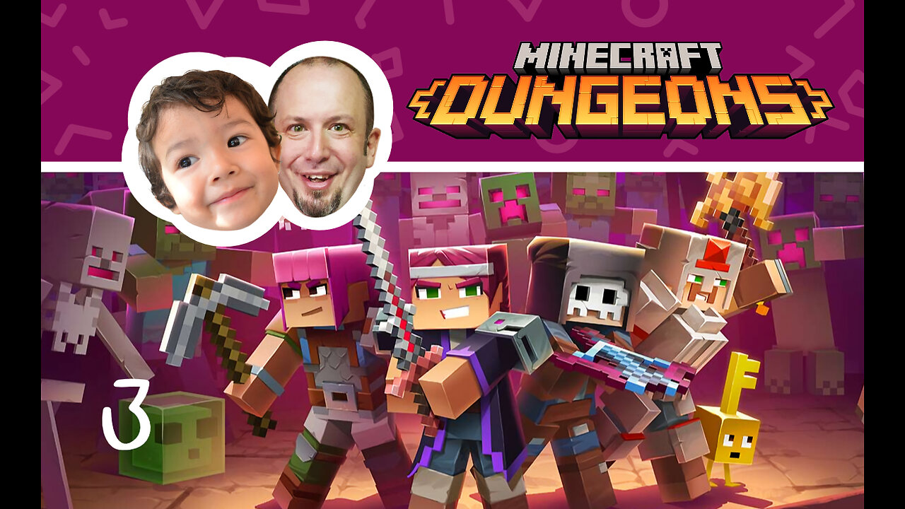 He LOVES this game | Minecraft Dungeons | VID3