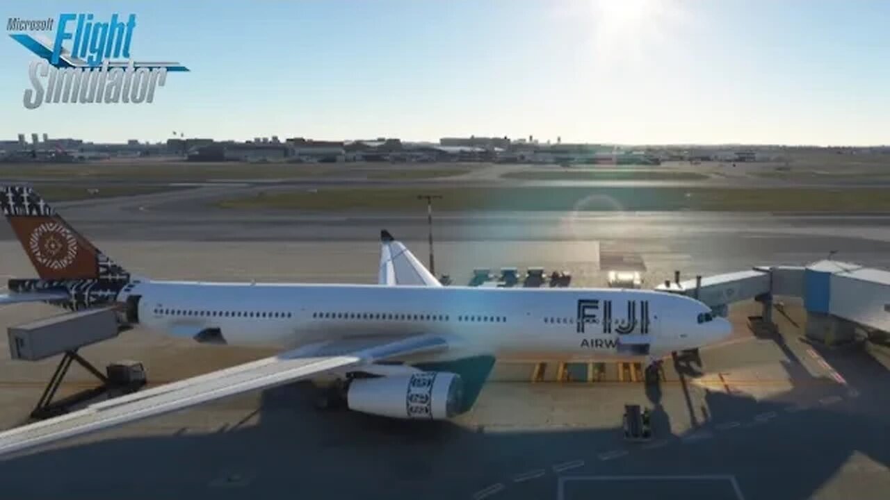 Microsoft Flight Simulator: Nadi to Sydney Fiji Airways Airbus A330-300