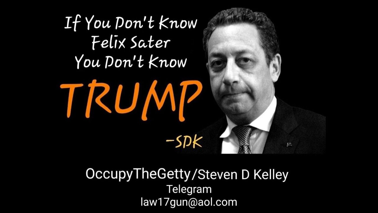 FELIX SATER AKA MOISHE BOND, CHABAD CONMAN SPY - THE STEVEN D KELLEY denounce on FS