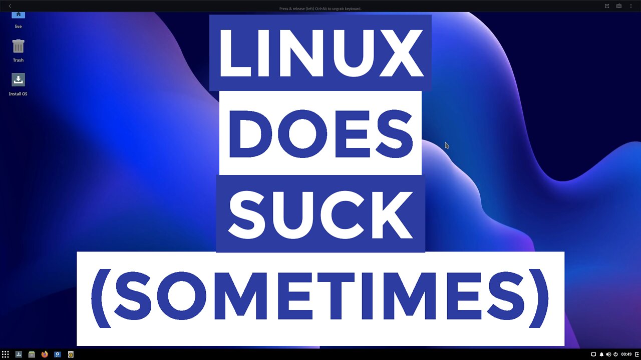 Linux Does Suck...... Sometimes!