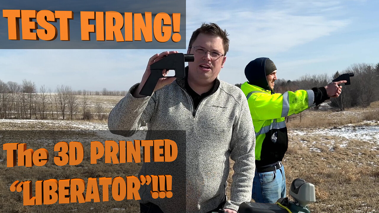 I 3D Printed a Gun! Will It Survive Being Shot? | The 3D Printed Liberator