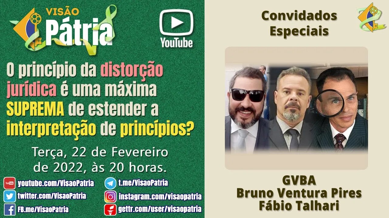 O princípio da distorção jurídica é uma máxima SUPREMA de estender a interpretação de princípios?