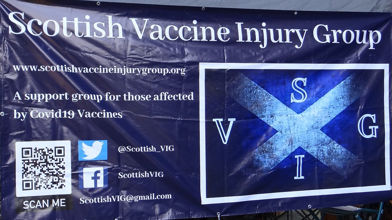 Scottish Vaccine Injury Group Unity Rally: Glasgow 22nd April 2023 - Part 5 Stephen Bowie