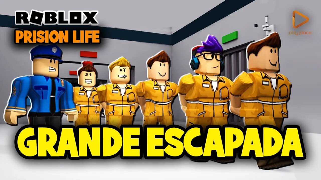 Roblox Prision Life - Ao vivo - Grande escapada