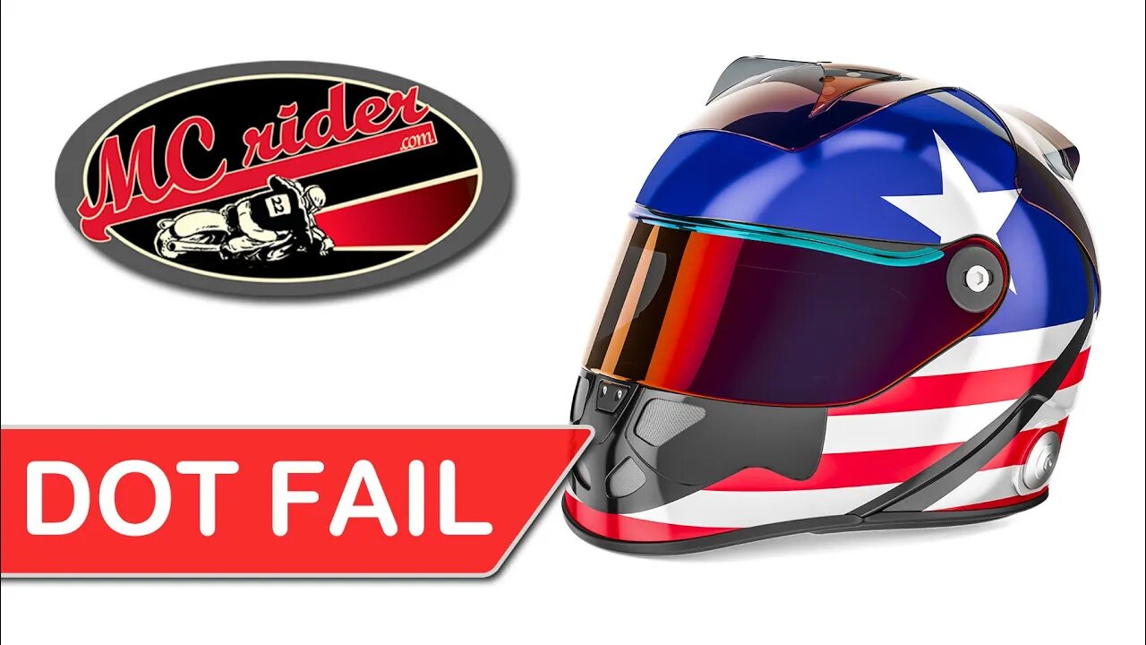 A DOT certification does not mean a safe motorcycle helmet? Find out why.