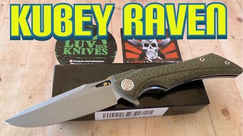 Kubey KB245 Raven linerlock flipper knife/ Jelly Jerry Design / Includes Disassembly/ I Luv it !