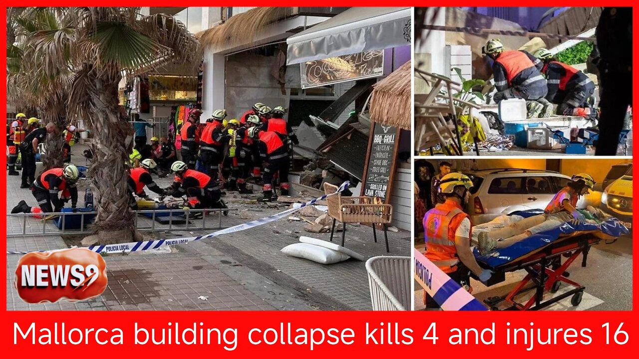 Majorca building collapse: Four killed and 16 injured in rubble