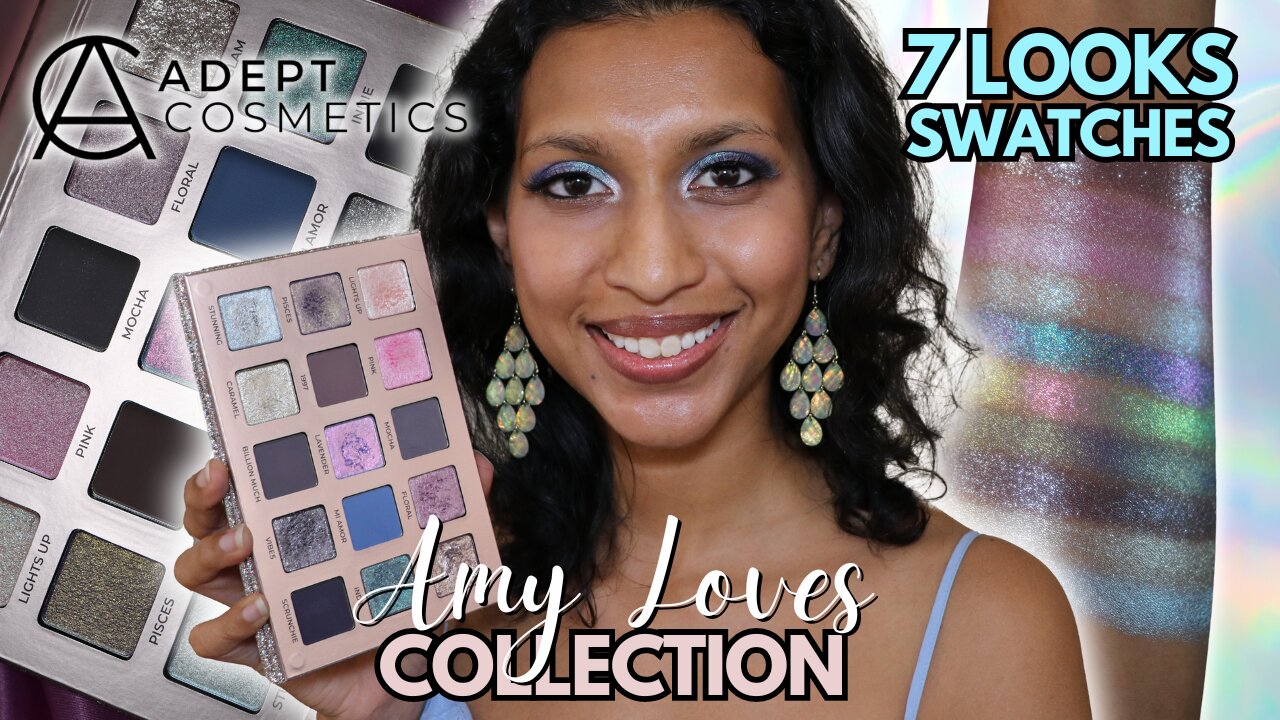 Adept x Amy Loves Review, Swatches & 7 Tutorials on Tan Skin