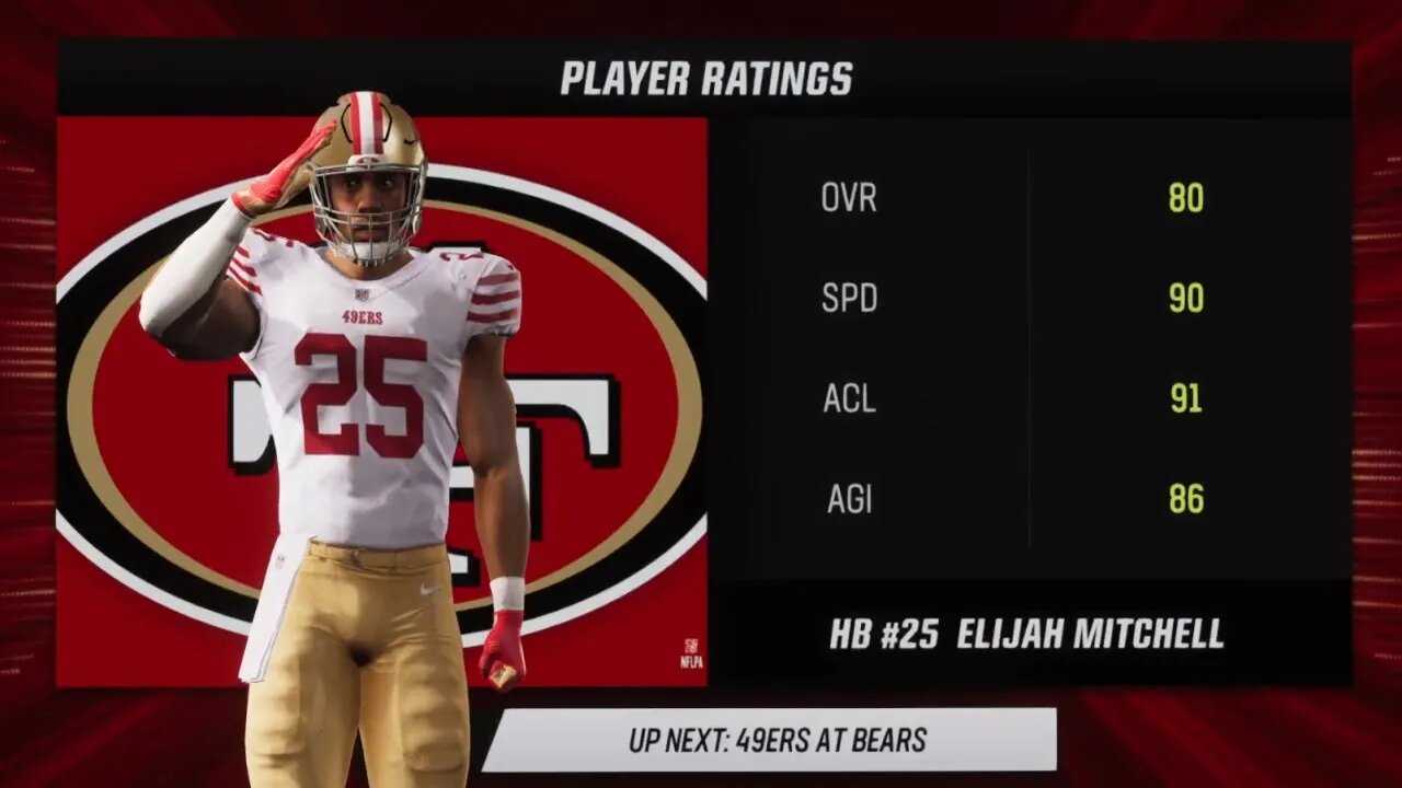 Madden 23 49ers Vs Bears Game 1 Franchise Season 22