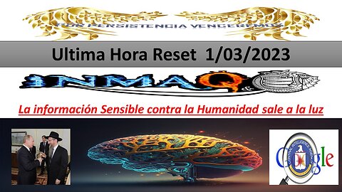 1/3/2023 La información Sensible contra la Humanidad sale a la luz