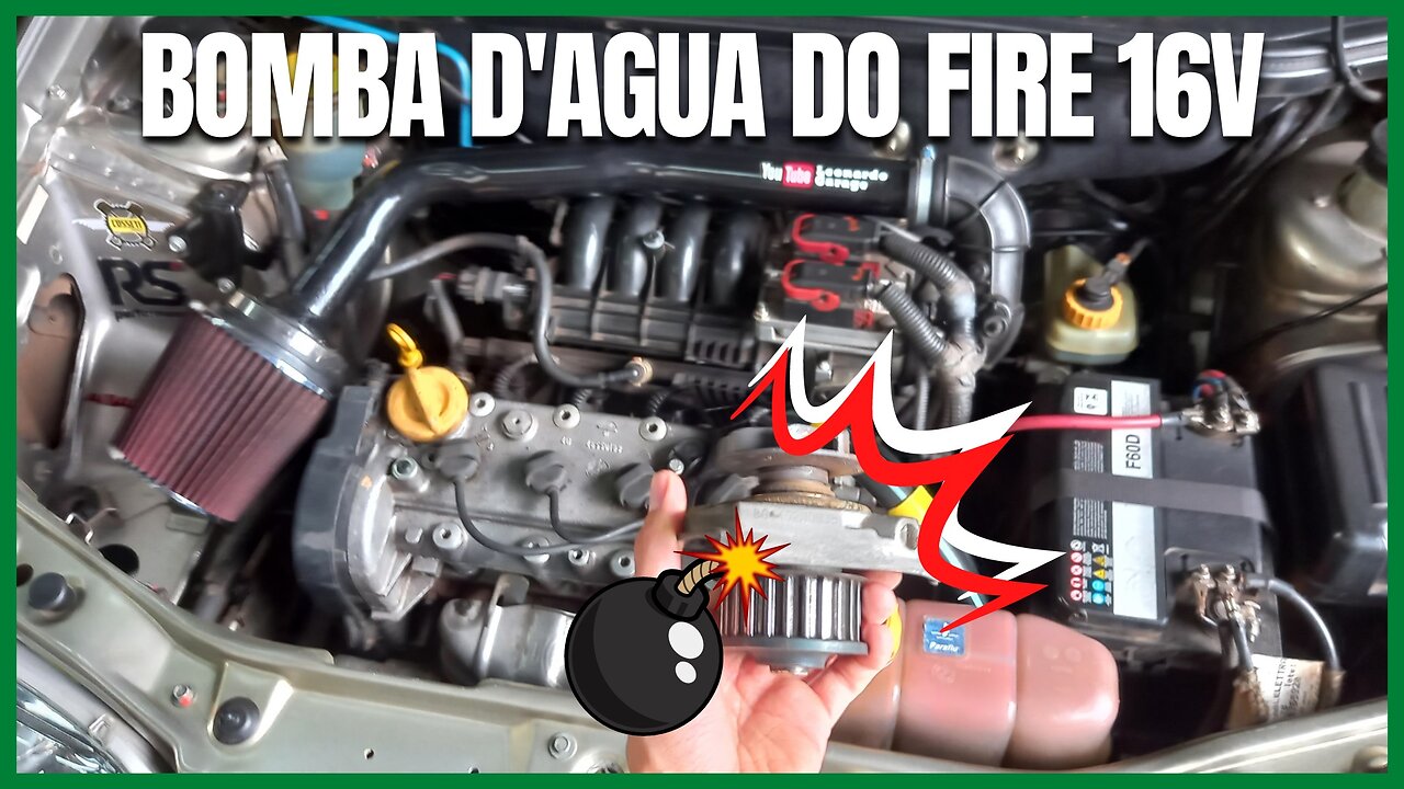 Bomba da agua e selo do motor - Fiat Fire 1.0 16v