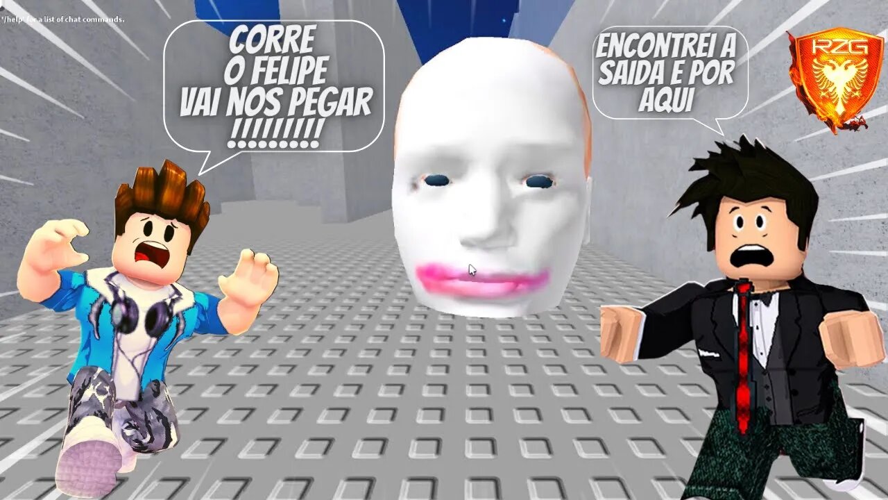 Roblox CABEÇÃO DO FELIPE NO ESCURO | Roblox - Escape Running Head part 1