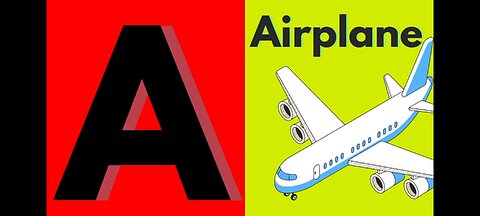 A for airplane/nursery rhymes/A to z Alphabet with children sound