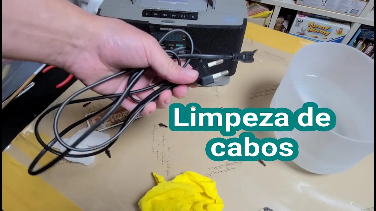 Limpeza de cabos - Tutorial