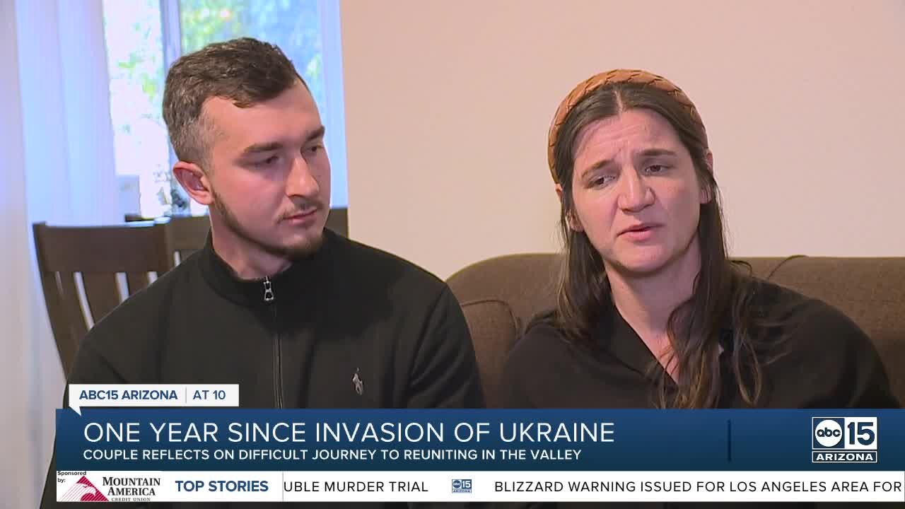 Valley Ukranian couple reflects on past year since war with Russia began