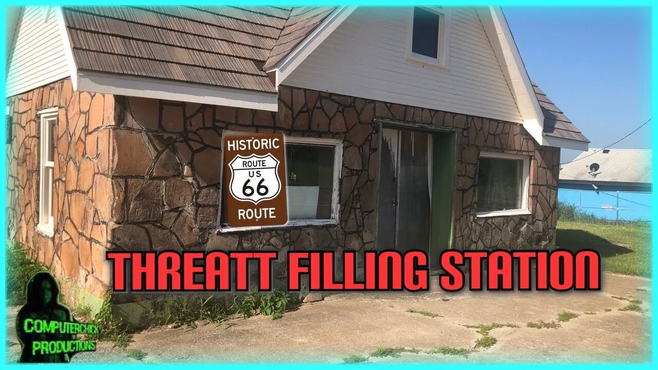 Threatt Filling Station on Route 66