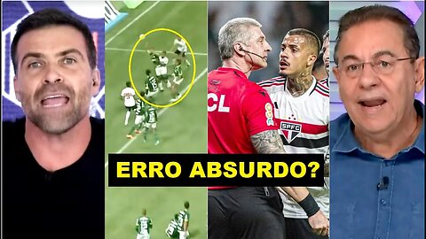 "FOI UM CRIME o que o Daronco FEZ com o São Paulo! ESCÂNDALO!" GOL ANULADO contra Palmeiras REVOLTA!