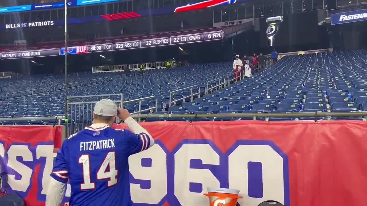 Bills QB Josh Allen moment with young fan