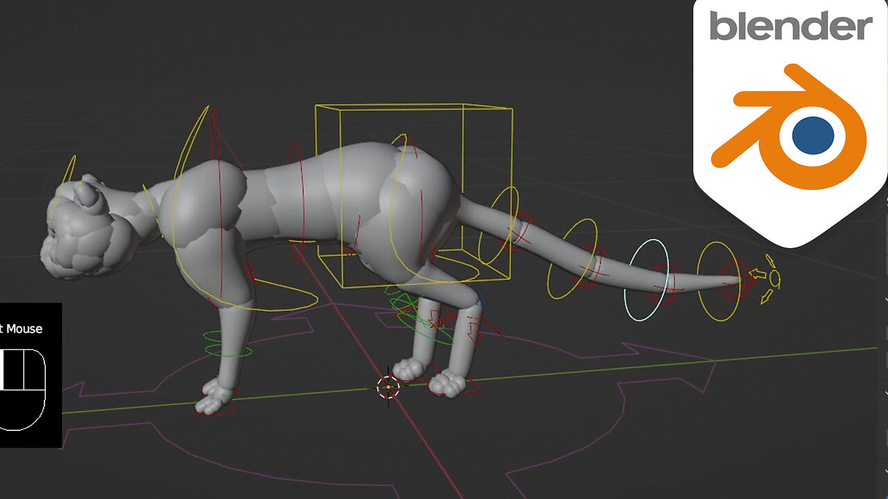 Intro to Blender Lecture 06: Fast Cat Rig and animation tips