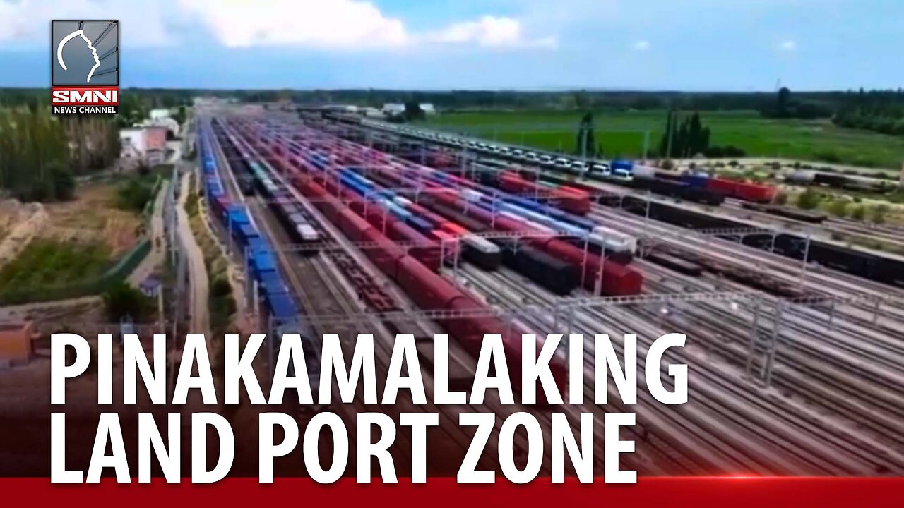 Pinakamalaking land port zone sa Xinjiang, China, ipinasilip sa foreign media