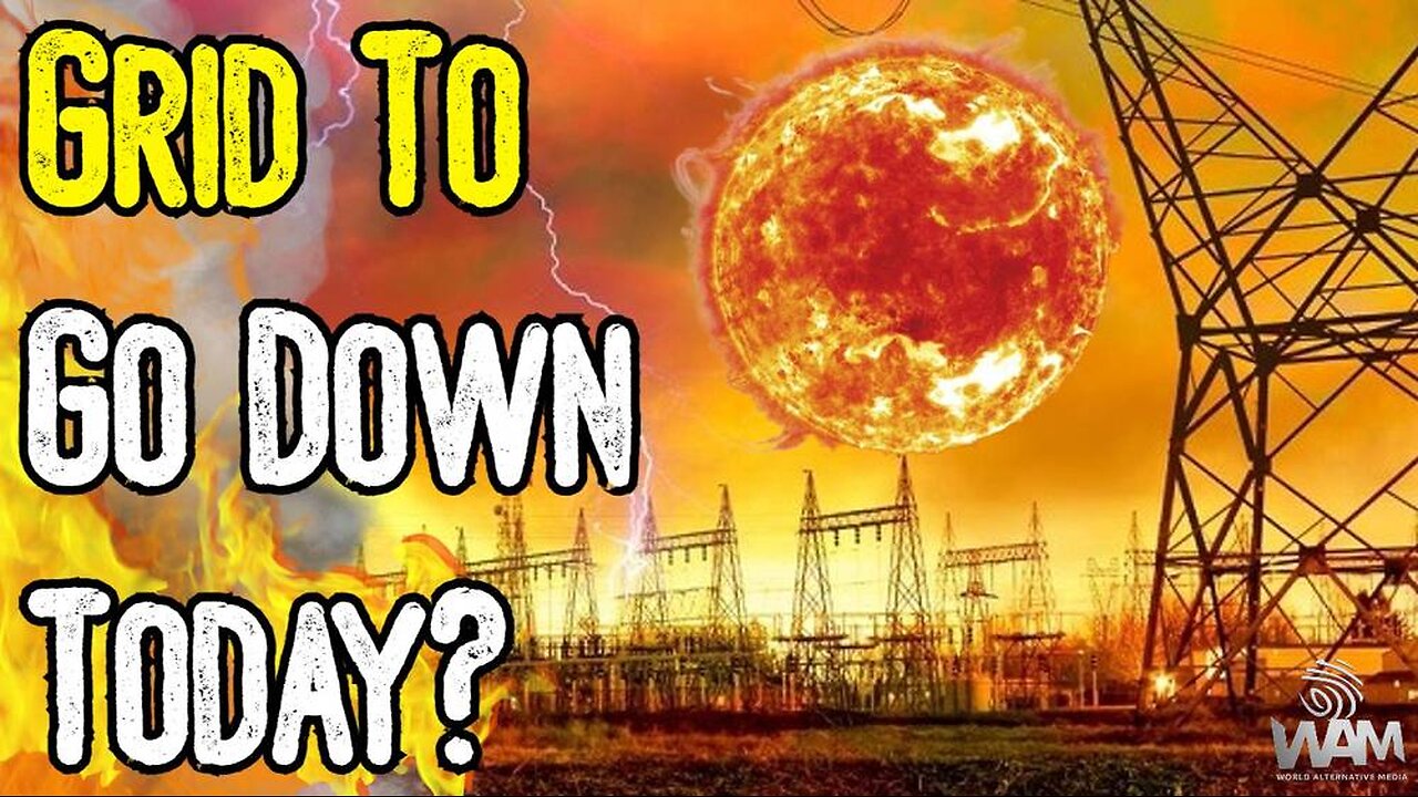 GRID TO GO DOWN TODAY? - NASA Warns Of Massive Solar Flare! - Another False Flag?