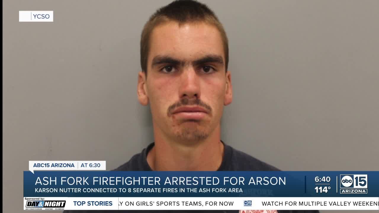 Ash Fork firefighter accused of multiple arsons
