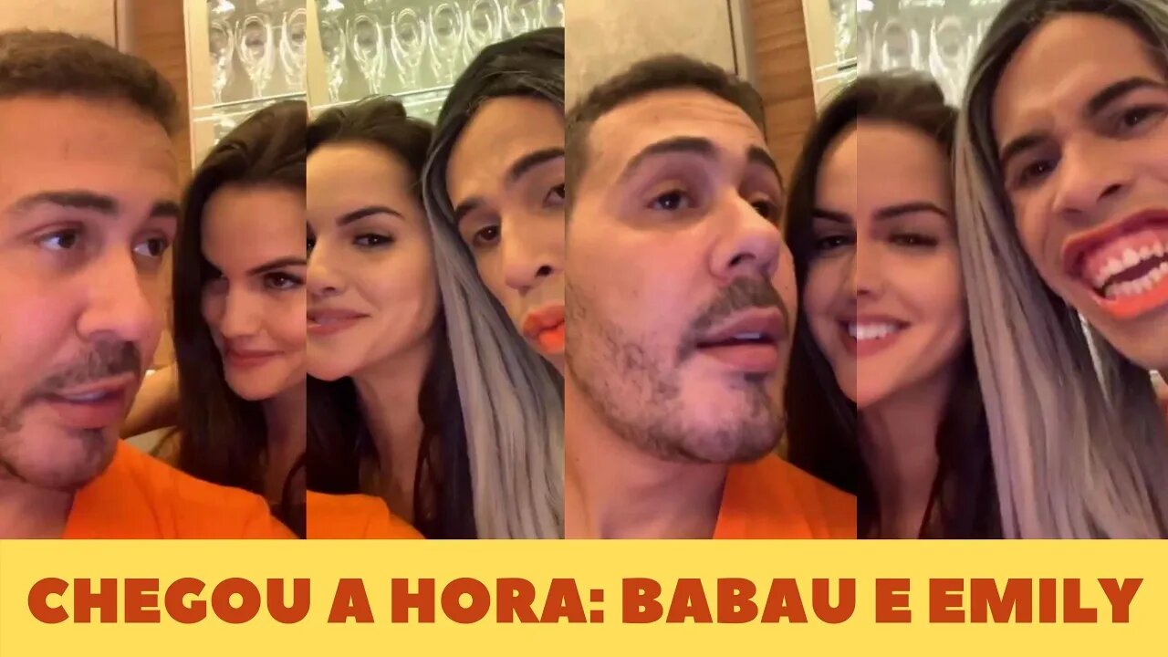 Carlinhos Quer Saber o Que Rola entre BABAU E EMILY e Pede Apoio de AIANE E DISBOCUDA